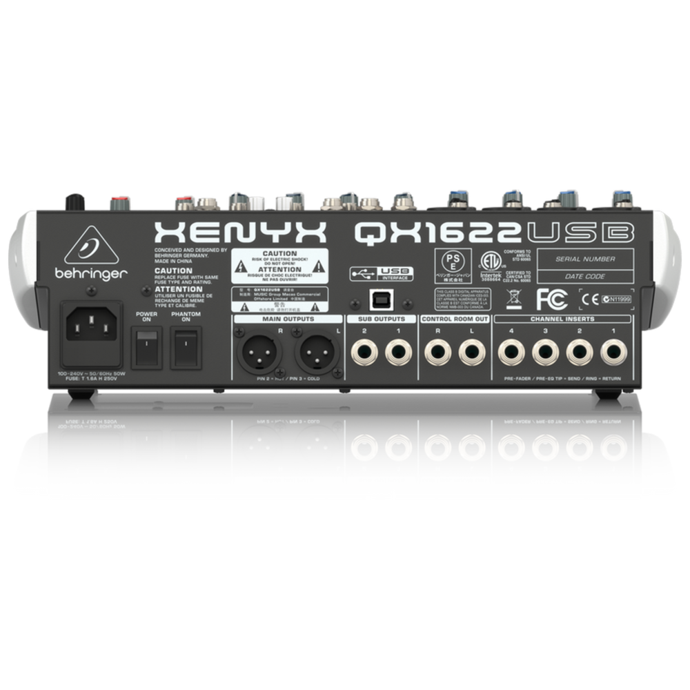 36-3 XENYX QX1622 USB BEHRINGER