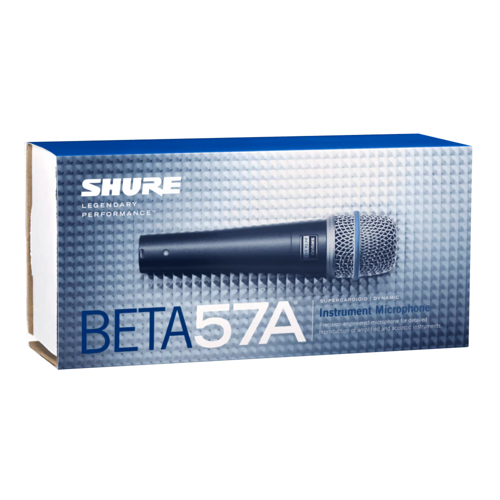 BETA 57A 03 Micrófono Dinámico para Instrumento Shure Beta 57A