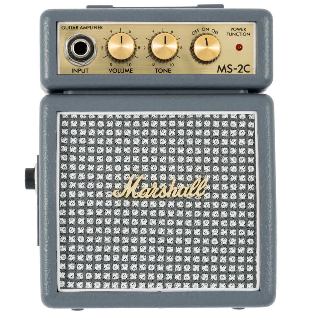 Marshall-MS-2C-Micro-Stack-1watt-Classic-front Amplificador De Guitarra MINI MARSHALL MS-2C (CLÁSICO)