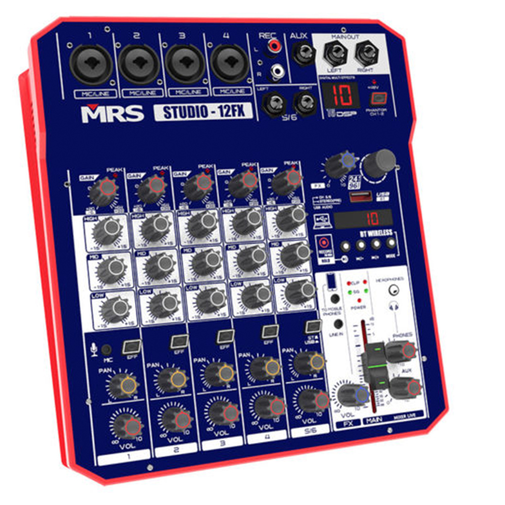 STUDIO 12FX MIXER 02 MEZCLADOR Estudio 12FX MRS