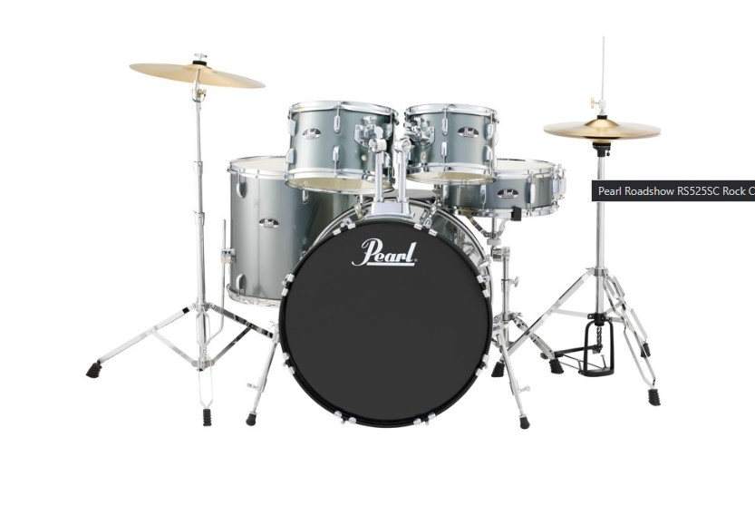 charcoal metallic Batería Acústica ROADSHOW Charcoal Metallica Pearl