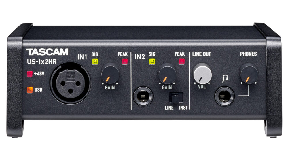 us-1x2hr_p_front Interface de Audio Tascam US-1x2hr USB Profesional