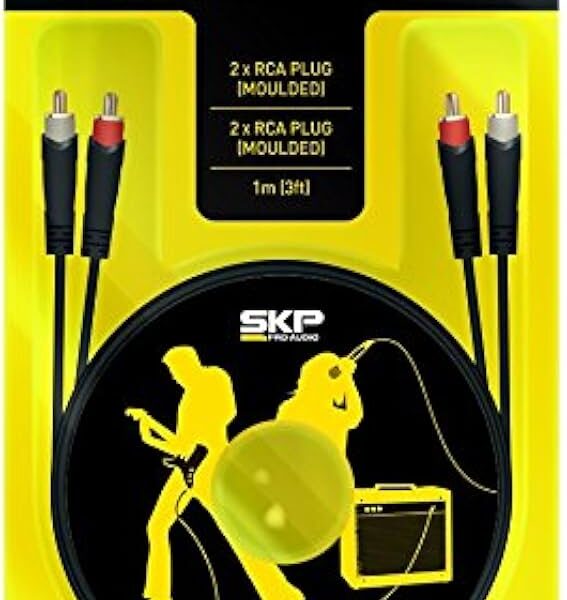 Cable Skp Rca / Rca Doble Modelo IRCMM-1 1mts