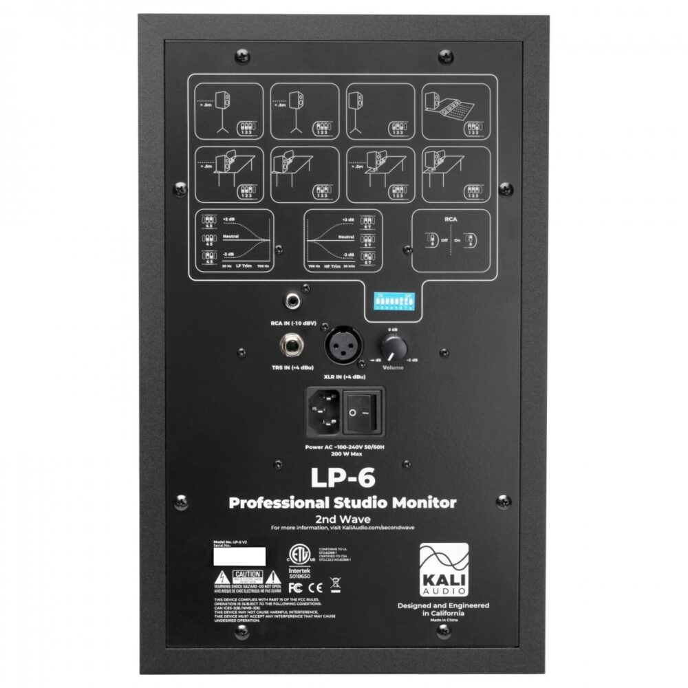 preview (2) Monitor de Estudio Kali Audio LP-6 2nd Wave (Black)