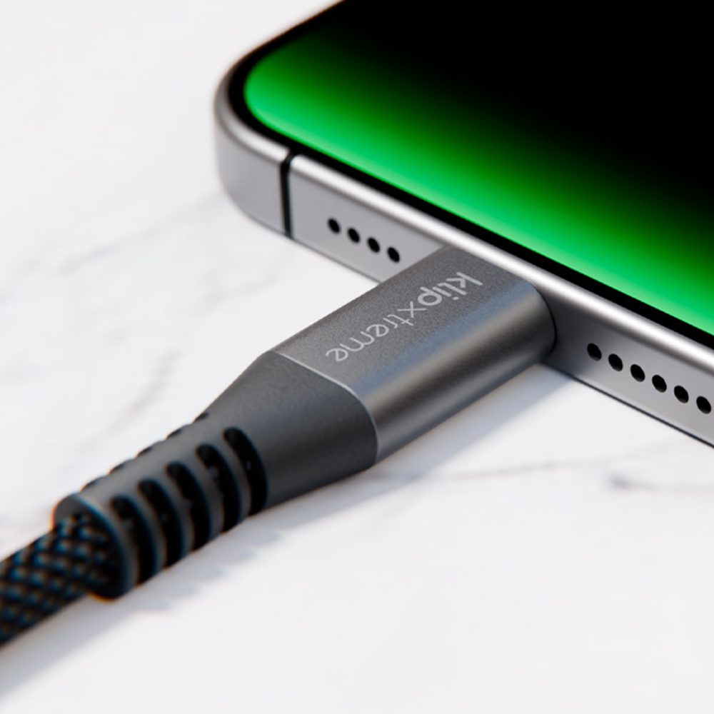 CABLE USB C XTREME.webp 4 Cable USB-C Trenzado KLIPXTREME PowerGo 250 60W 3m