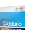 Set de Cuerdas EJ16 Light D´addario Phosphor Bronze .012-.053