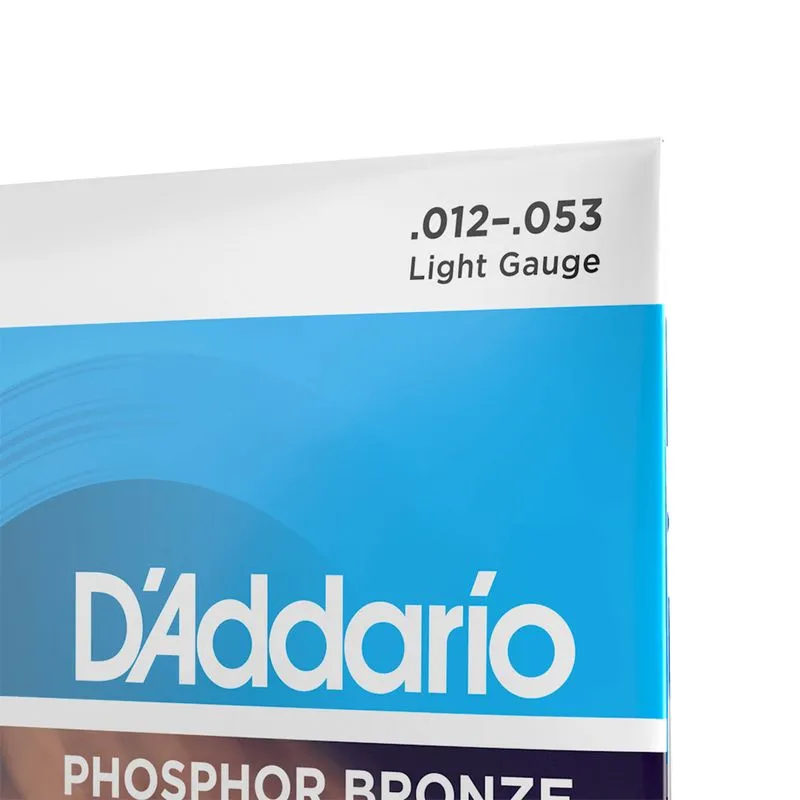 Set de Cuerdas EJ16 Light D´addario Phosphor Bronze .012-.053