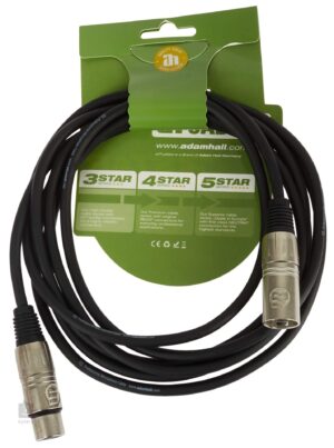 adam-hall-k3-mmf-0300 Cable Micrófono Adam Hall 3m XLR K3MMF0300