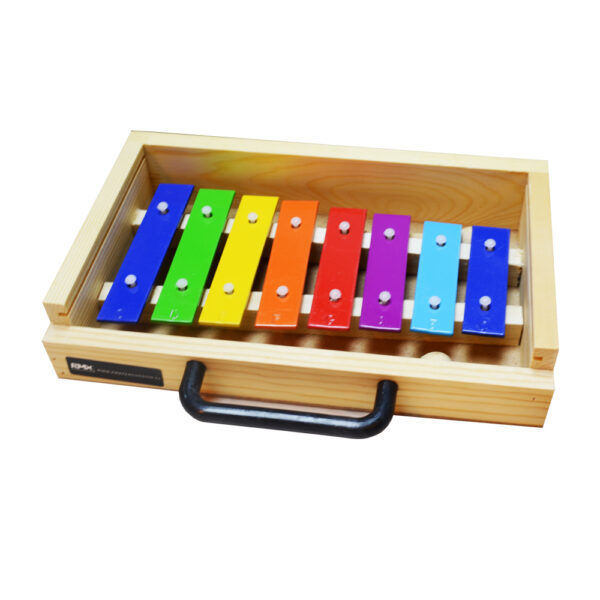 Metalófono 8 Notas RMX Caja Madera 8CC