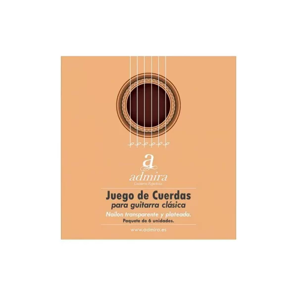 188628-800-800 Cuerdas Guitarra Clásica Admira CA500CL Nylon