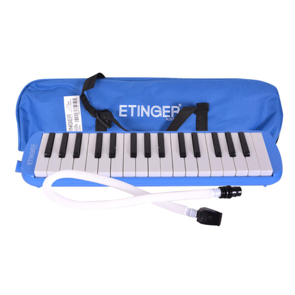 1_68c04787e933d Melódica 32 Notas Etinger + Funda Azul