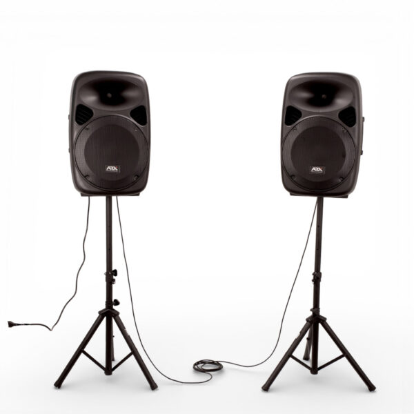 Pack Audio 2 Cajas / Stand & Cable ARX PQ-15AUC