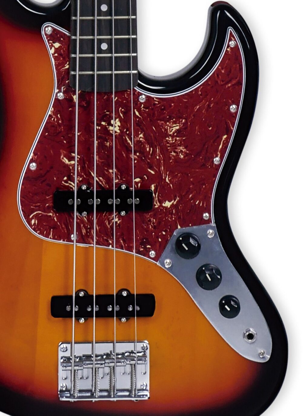 bajo-electrico-tagima-tw-73-jazz-bass-4-cuerdas-sunburst-golpeador-tortoise-4 Bajo Eléctrico Tagima TW-73 Jazz Bass 4 Cuerdas Sunburst Golpeador Tortoise