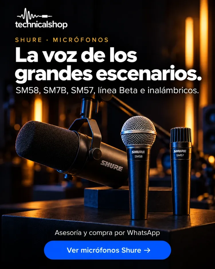 Micrófonos Shure