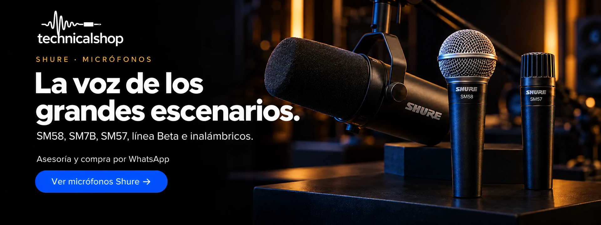Micrófonos Shure