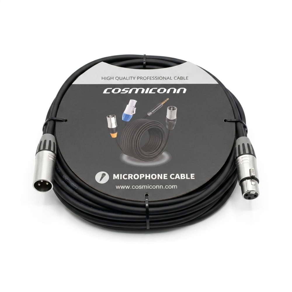 Cable de microfono Seetronic XLR 15 Mts CMC222AS-MF3-MM3-15MTS