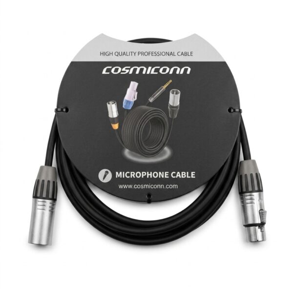 Cable de microfono Seetronic XLR 1Mt CMC222AS-MF3-MM3-1MT