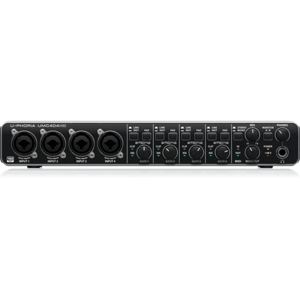 Interfaz de audio Behringer U-Phoria UMC404HD