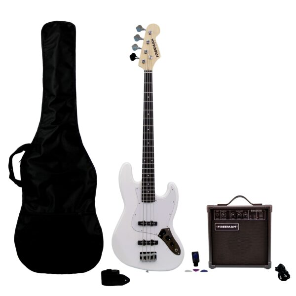 Pack Bajo Eléctrico Freeman Rockstarter WH Pack Bajo Eléctrico Freeman Rockstarter WH
