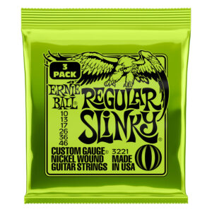 Cuerdas Guitarra Eléctrica 3 Pack 10/46 Ernie Ball P03221