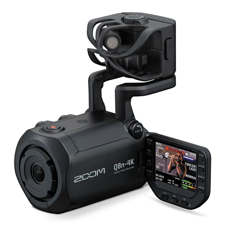 Zoom Q8n-4K cámara de video 4K con captura de audio profesional