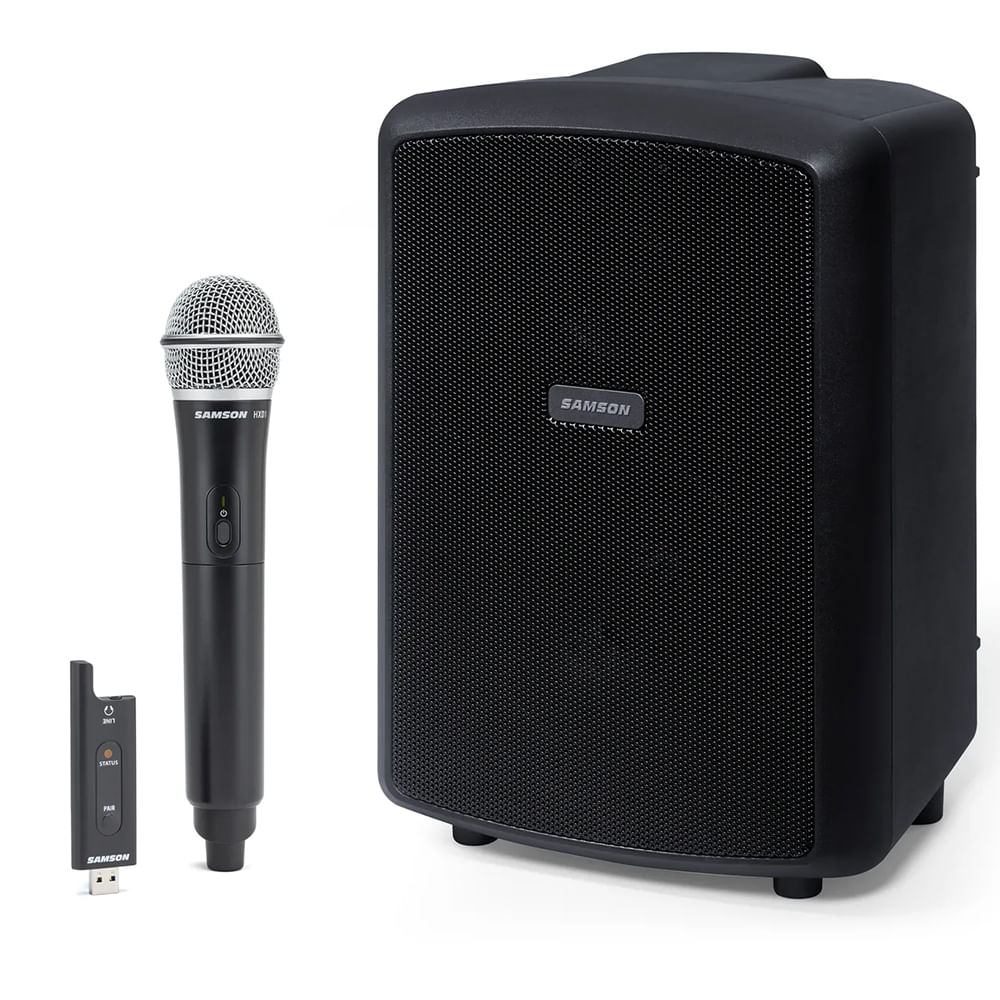 Caja Activa Xpd 8'' 200W 3CH BT Bat Samson Expedition Explor C/mic Inal. Caja Activa Xpd 8'' 200W 3CH BT Bat Samson Expedition Explor C/mic Inal.