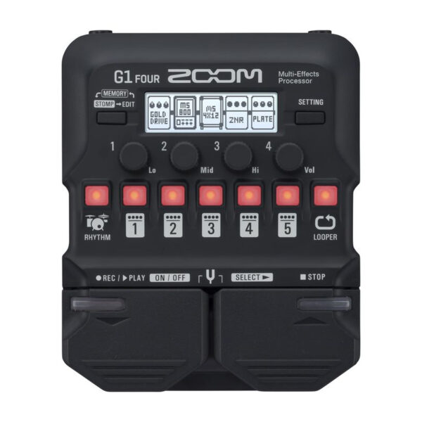 2-1108145-g1-four-pedalera-multiefecto-guitarra-zoom.jpg Pedalera Multiefecto Guitarra Zoom G1 FOUR