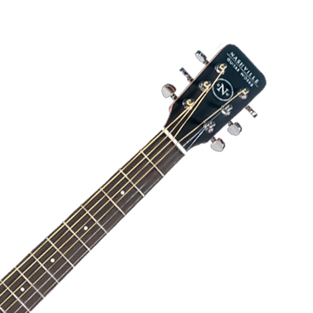 Guitarra Acústica Con Funda Nashville OM10EB - Edgeburst