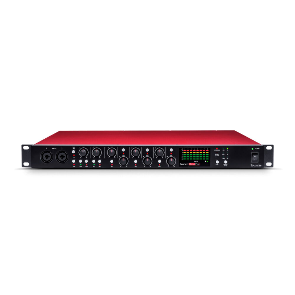 Interfaz Audio Preamp Mic Focusrite Scarlett Octopre Interfaz Audio Preamp Mic Focusrite Scarlett Octopre