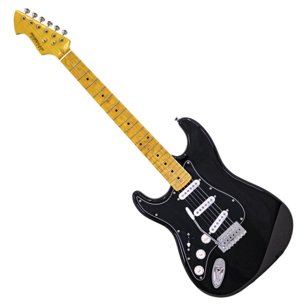 Guitarra Eléctrica Black Zurdo Freeman FS-ST