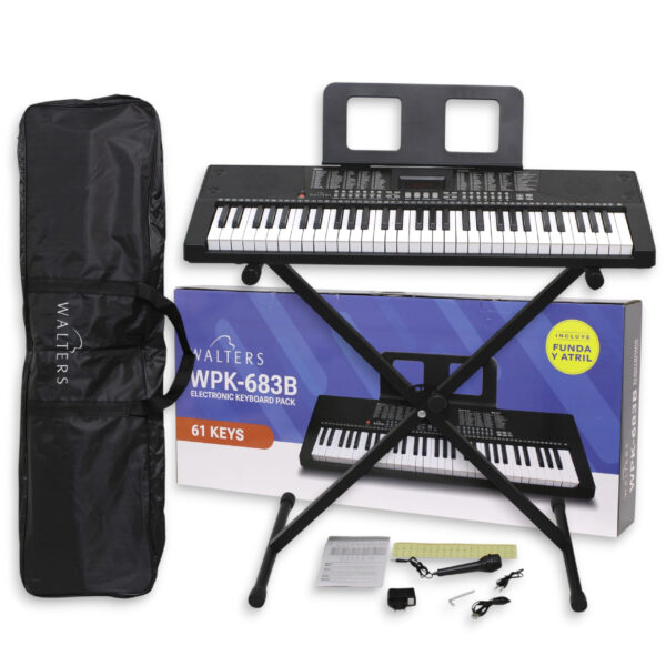 214731-box.jpg Pack Teclado Personal BD-683D + Funda Y Atril Walters
