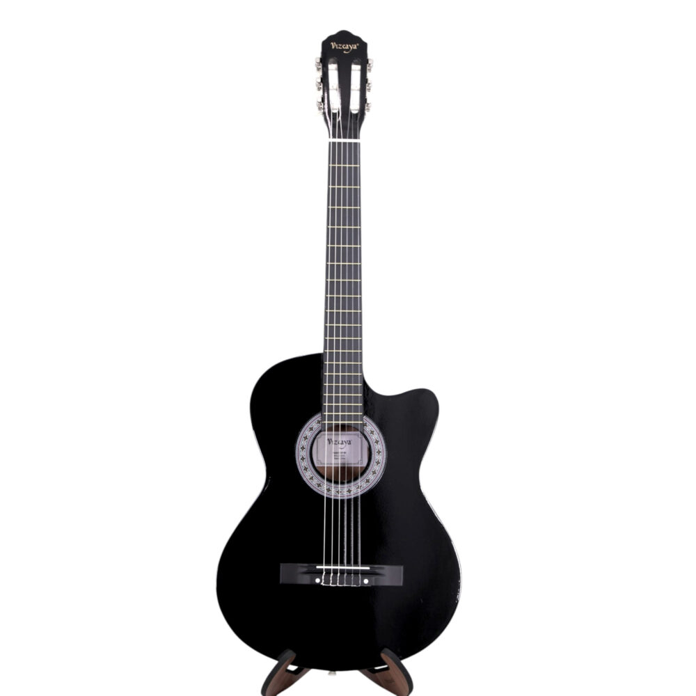 215231-8957.jpg Pack Guitarra Acústica (bag+strap+stand+tuner+string Set) Vizcaya CGP BK