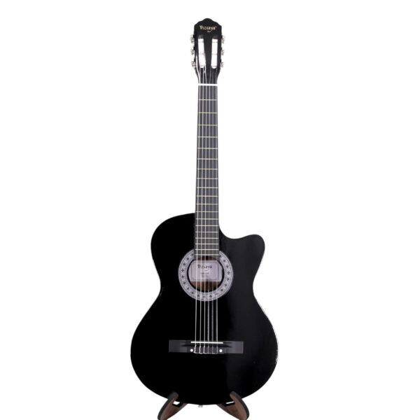 Pack Guitarra Acústica (bag+strap+stand+tuner+string Set) Vizcaya CGP BK