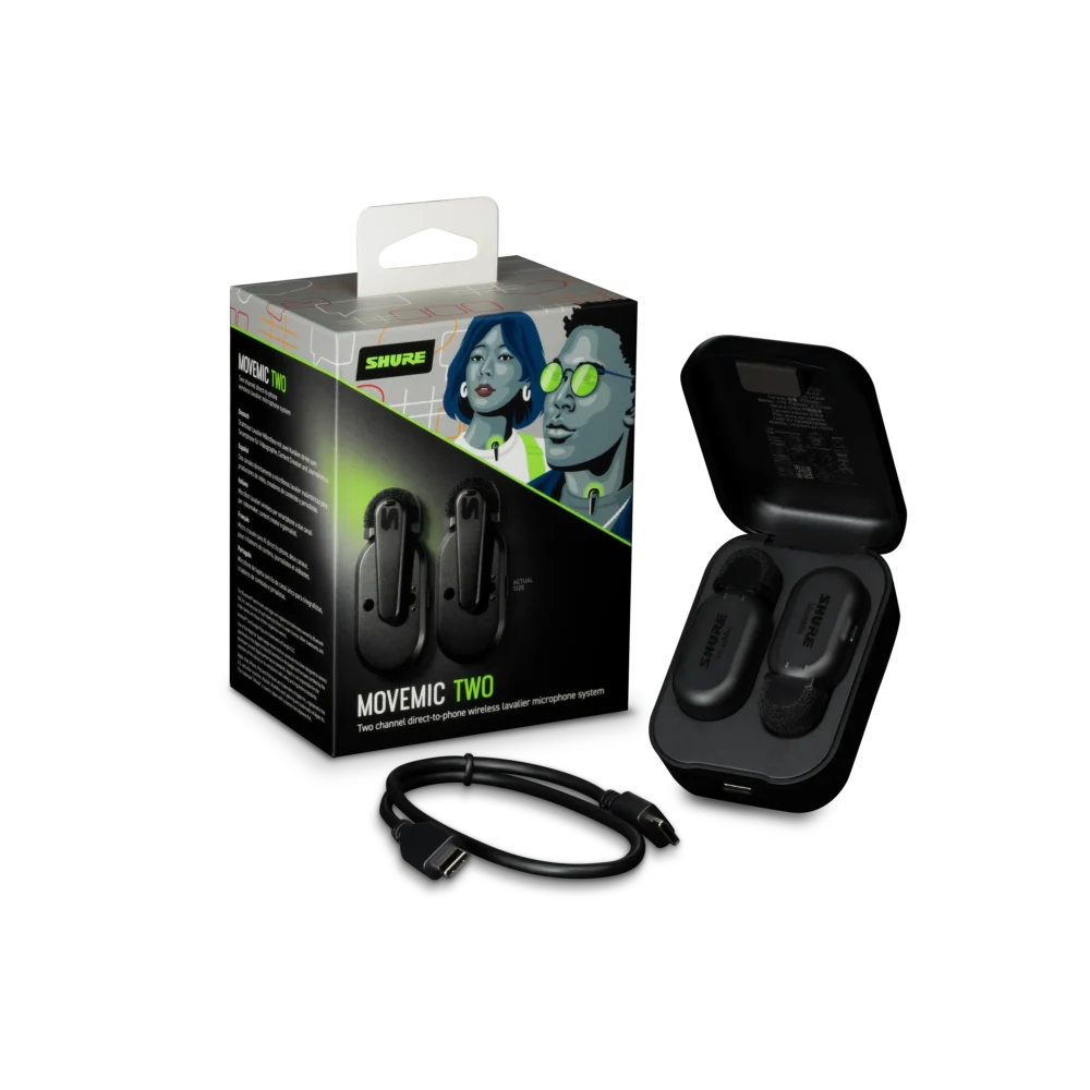 Kit Micrófono Lavalier Inalámbrico Shure MoveMic Two - vista 6