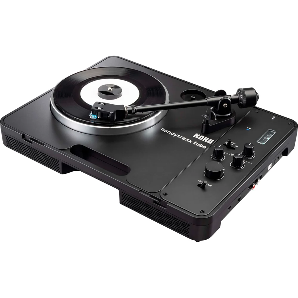 Tornamesa portátil Korg handytraxx tube con preamplificador a tubo