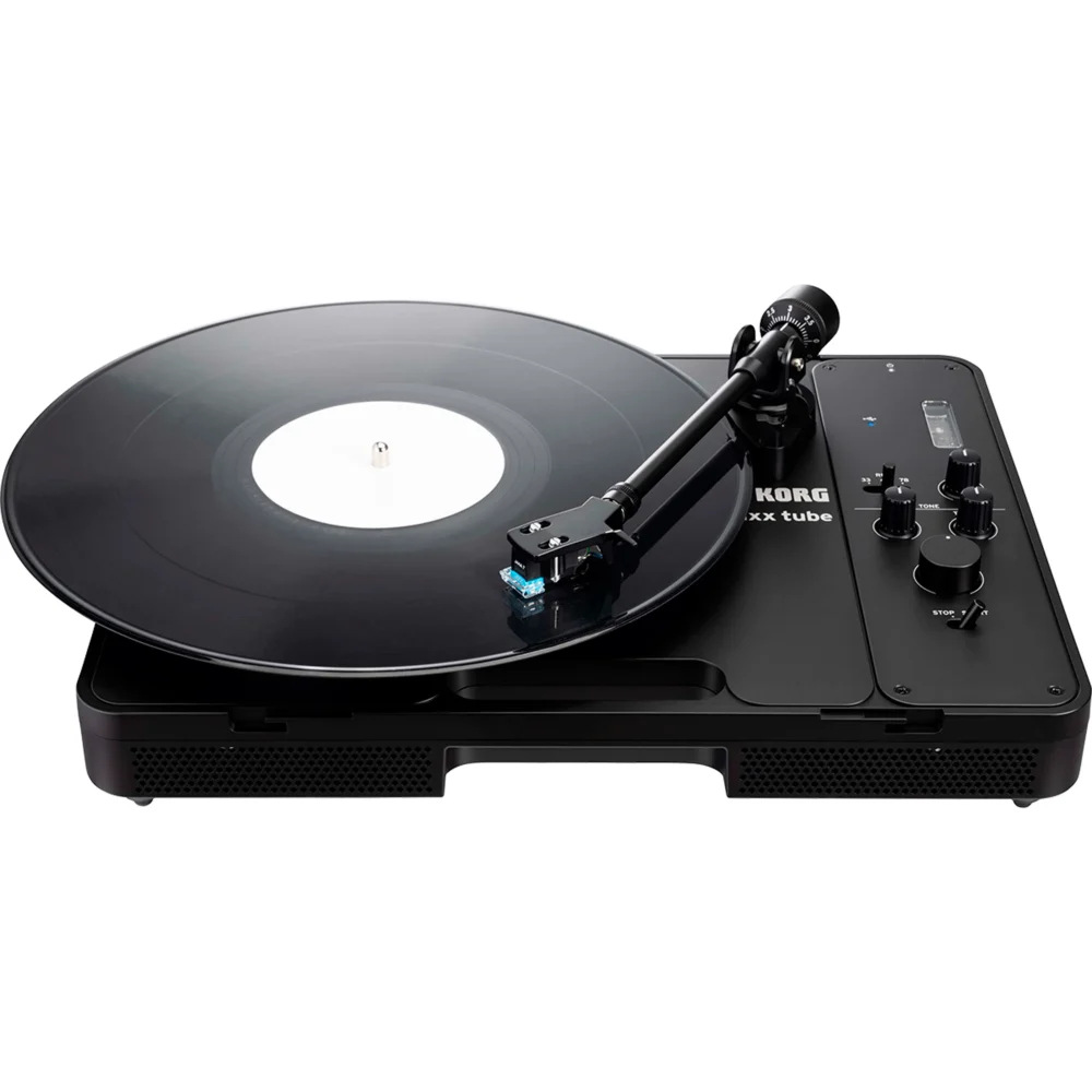Tornamesa portátil Korg handytraxx tube con preamplificador a tubo