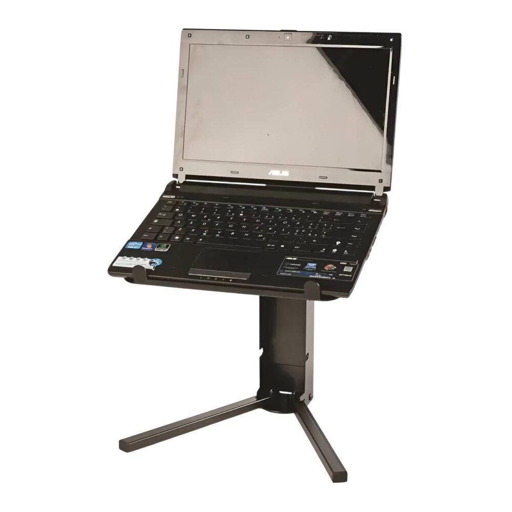 64f6fe50b2f6505268962a8e6b54f9cc.jpg Soporte para Laptop de Escritorio Quik Lok LPH/005 Negro