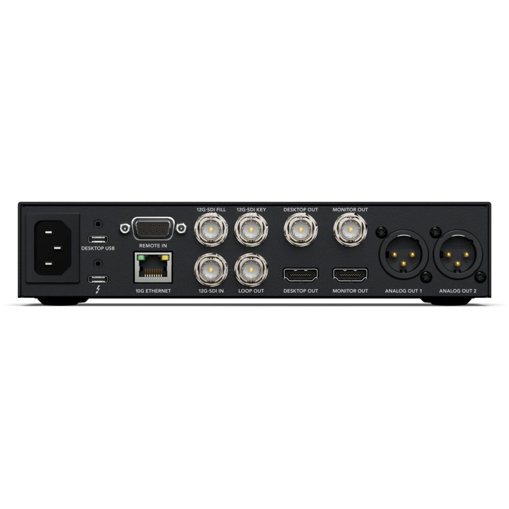 Reproductor y Capturador Blackmagic Media Player 10G Thunderbolt 3