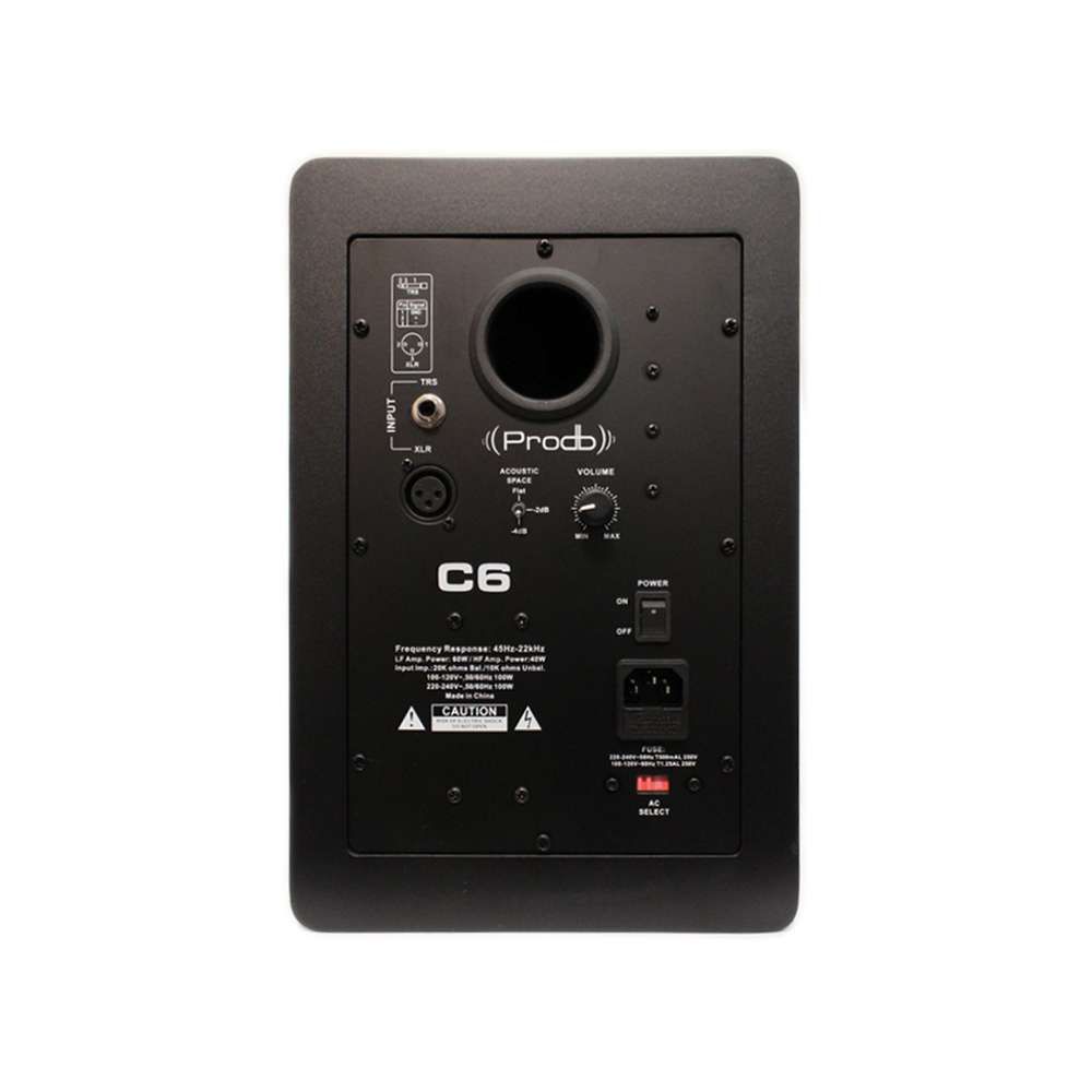 Parlante Monitor Studio Prodb C-6 (Par)