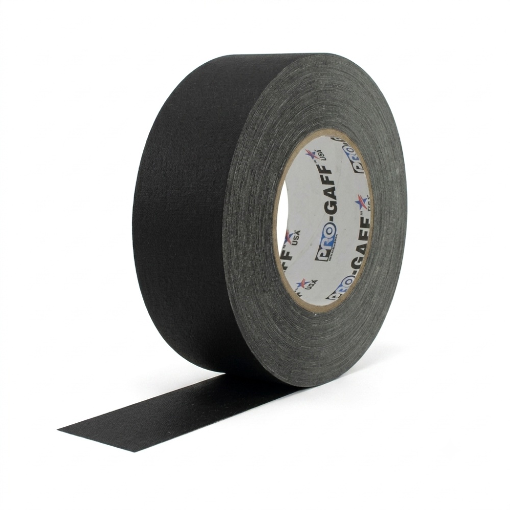 Cinta Gaffer de tela PRO GAFF 2X55YD Negro mate PROTAPES
