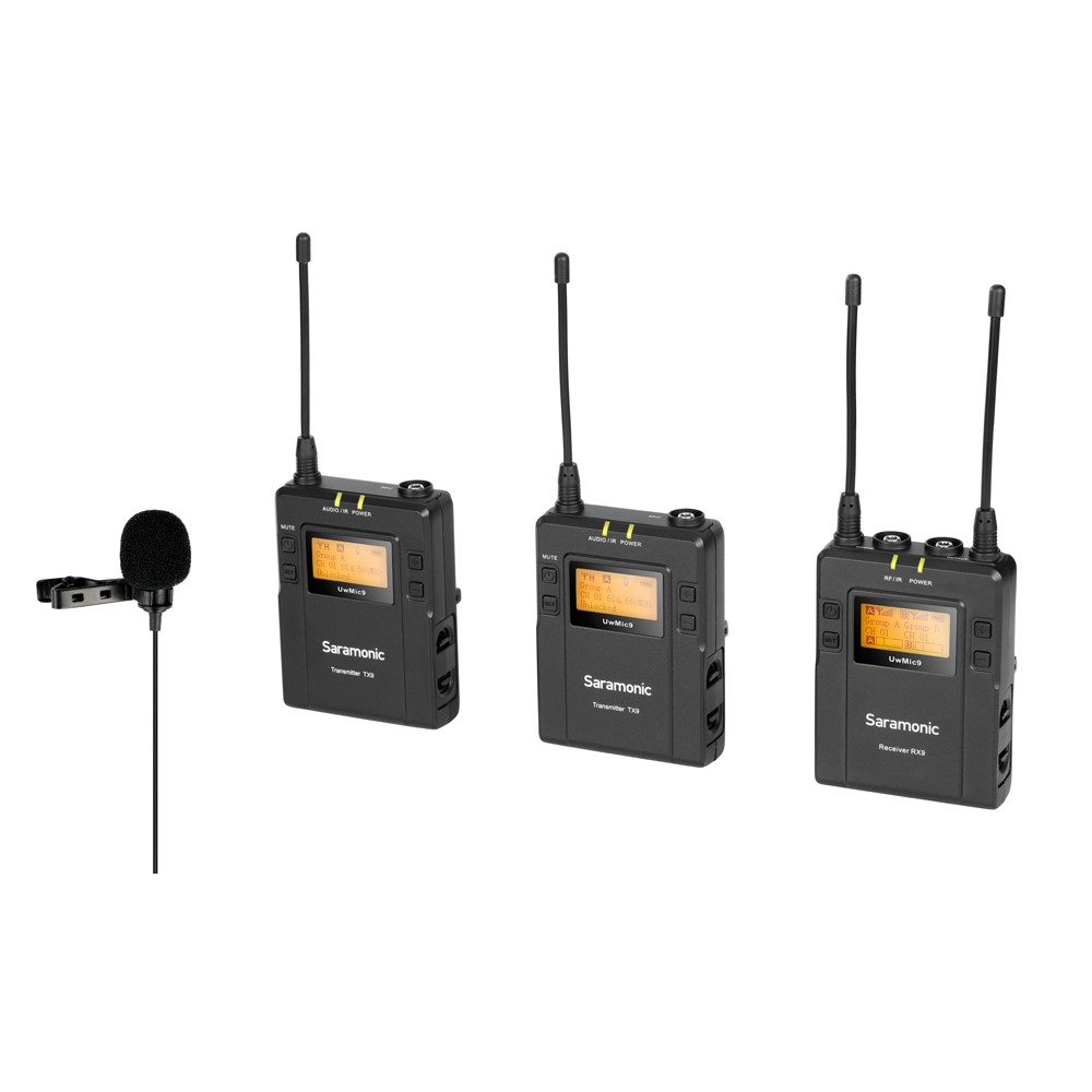 KIT2202-1000x1000w.jpg Pack lavalier inalámbrico PORTABLE UHF SARAMONIC UWMIC9 KIT2