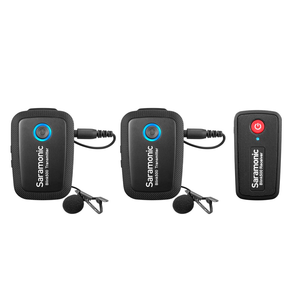 LINK50020B2202-1000x1000w.jpg Microfono lavalier inalámbrico ULTRA PORTABLE UHF SARAMONIC BLINK500 B2 PACK