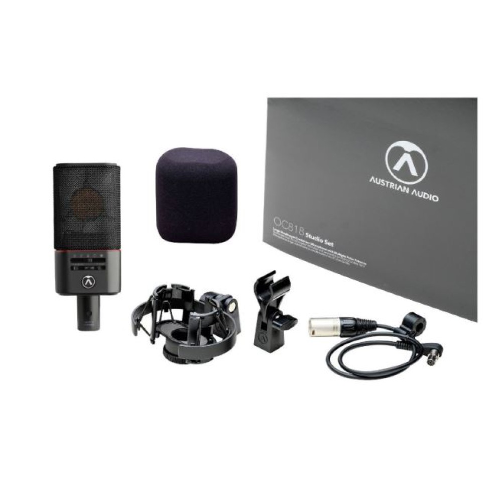 OC818B20STUDIO20SET203-1000x1000w.jpg Pack Microfono Austrian Audio Oc818 Black Studio Set + Audifono Austrian Audio Hi-X20