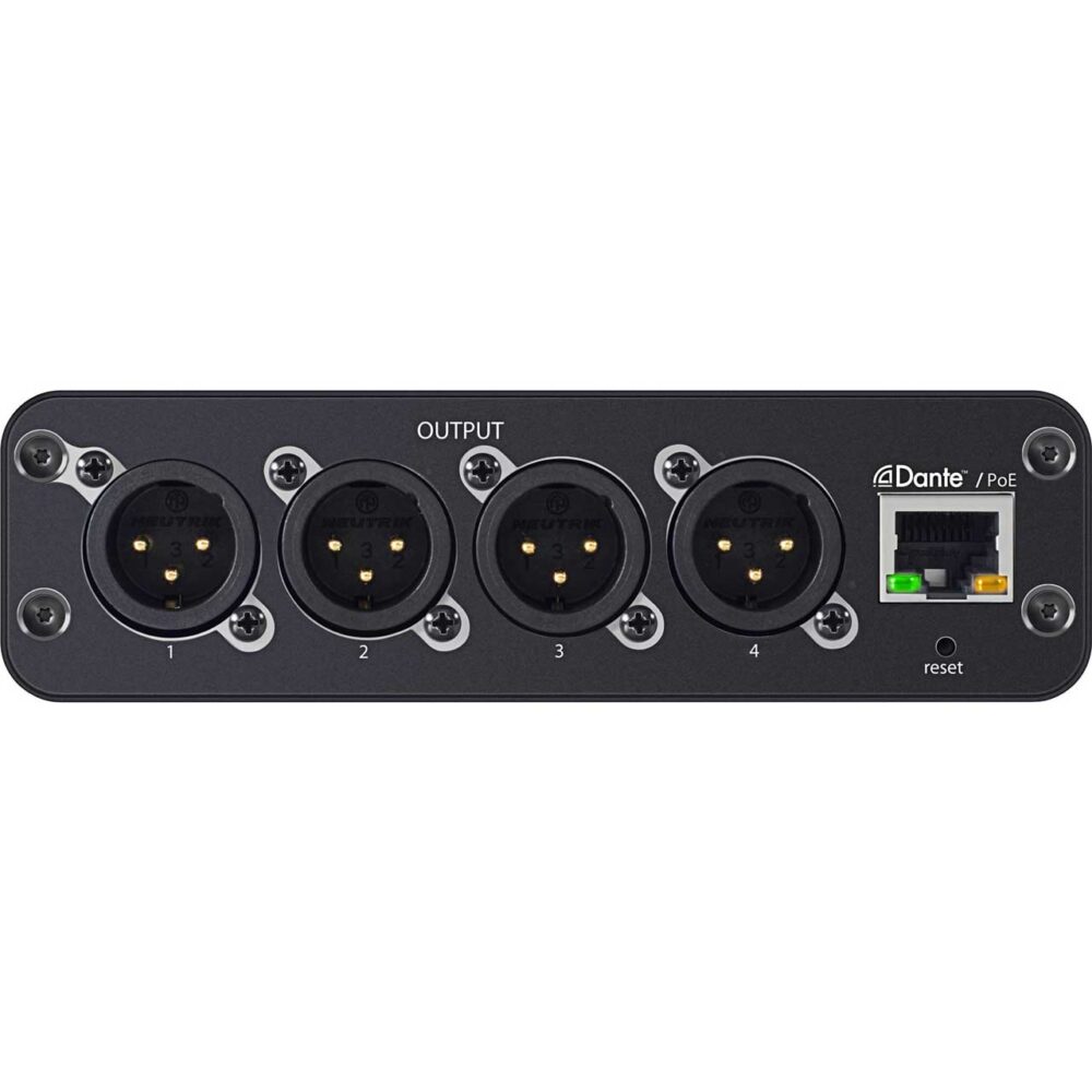 Interfaz de Audio en Red Dante Shure ANI4OUT-XLR de 4 Salidas XLR