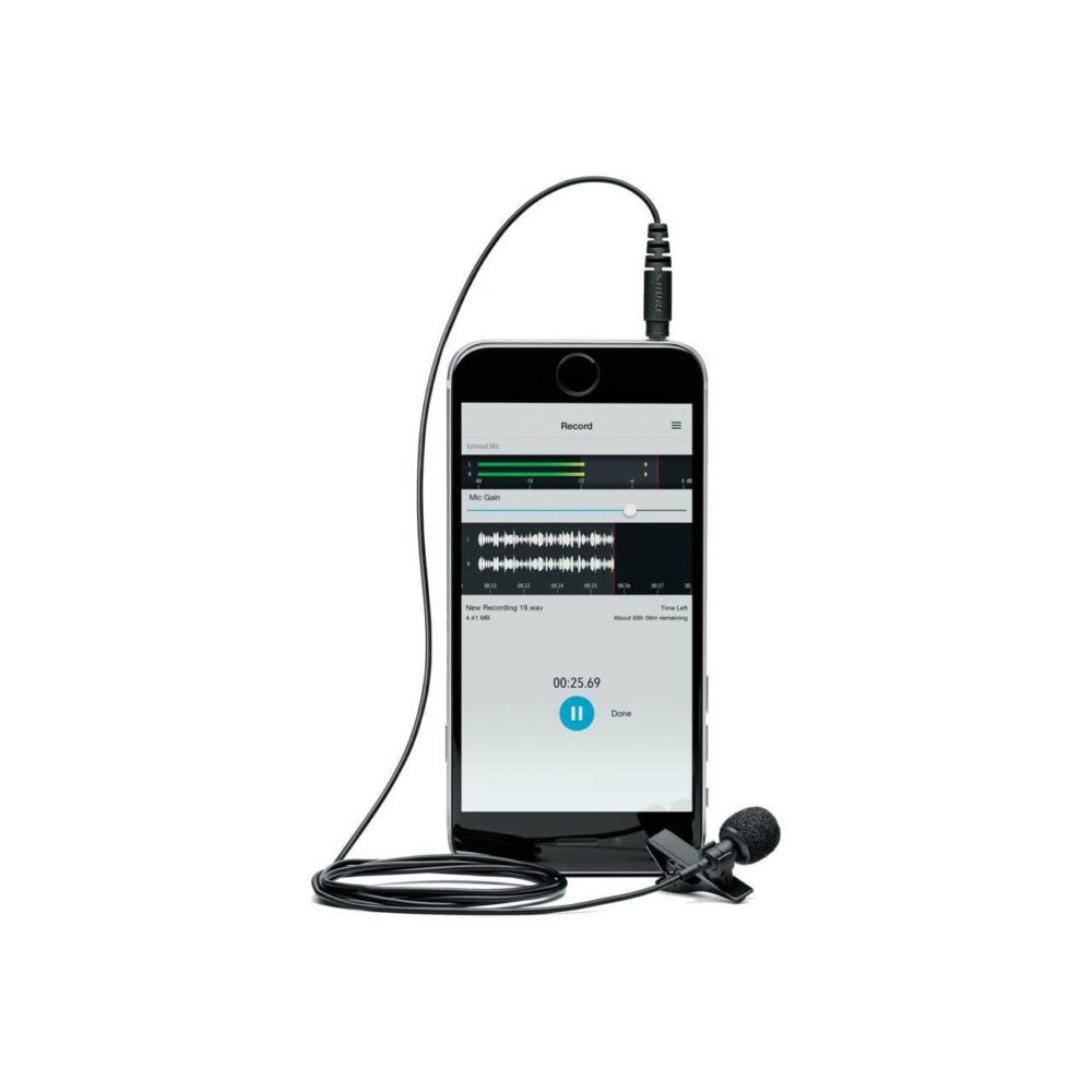 microfono-lavalier-shure-mvl-omnidireccional-con-conector-3-5-mm-5 Micrófono Lavalier Shure MVL Omnidireccional con Conector 3,5 mm