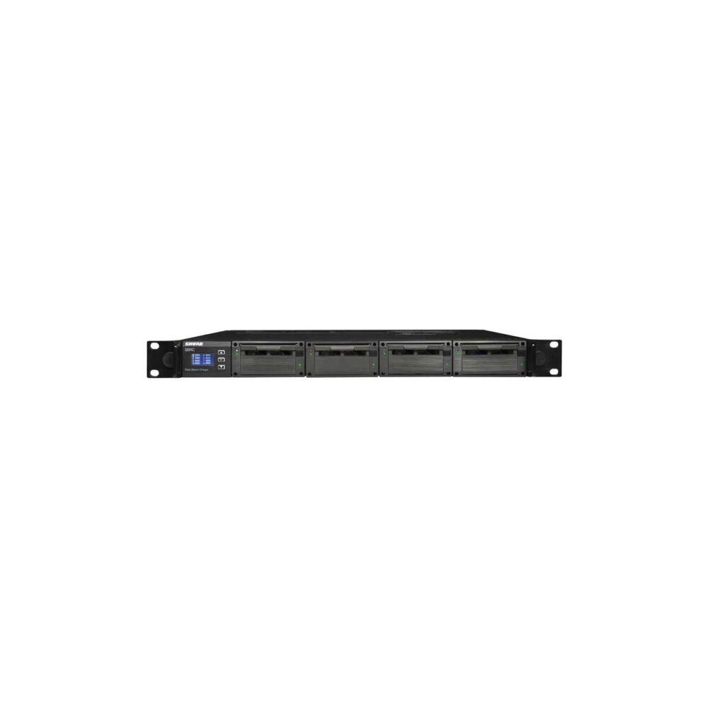 Cargador de Baterías en Rack Shure SBRC para 8 Baterías (1RU)