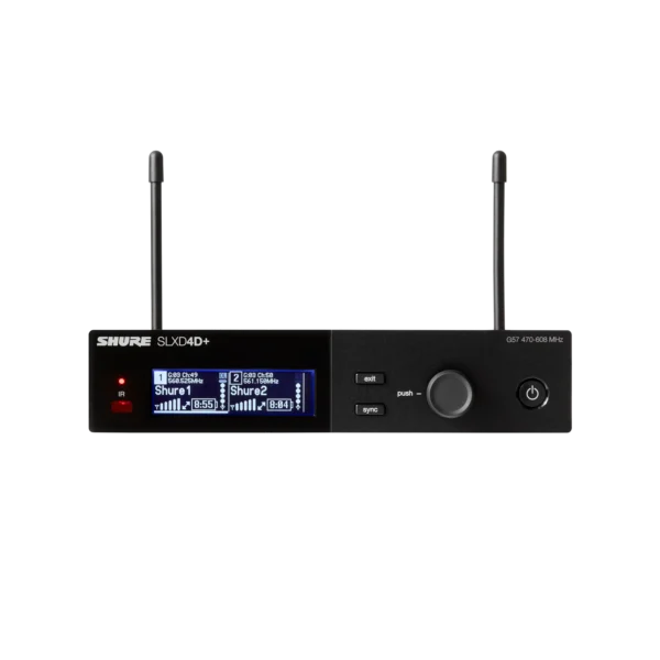 receptor-inalambrico-doble-shure-slxd4d-1 Receptor Inalámbrico Doble Shure SLXD4D+