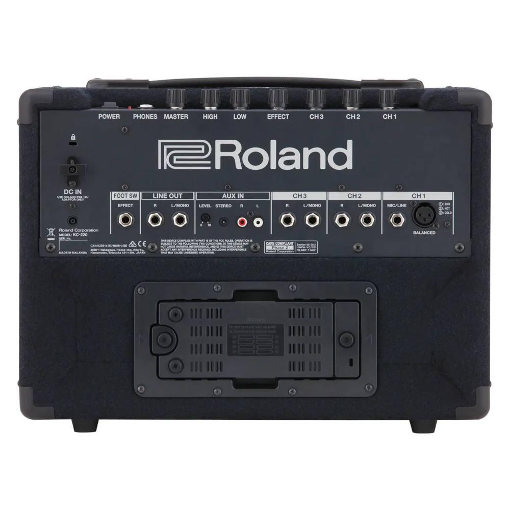 Amplificador Teclado Portátil 30W Roland KC-220-230 - vista 3
