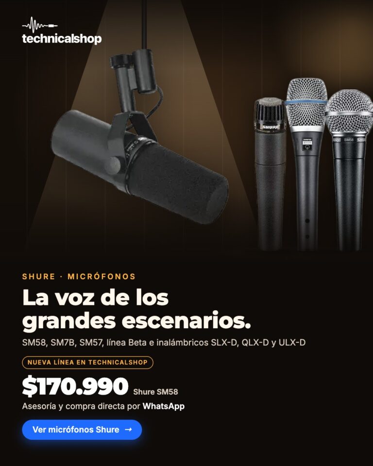 Micrófonos Shure