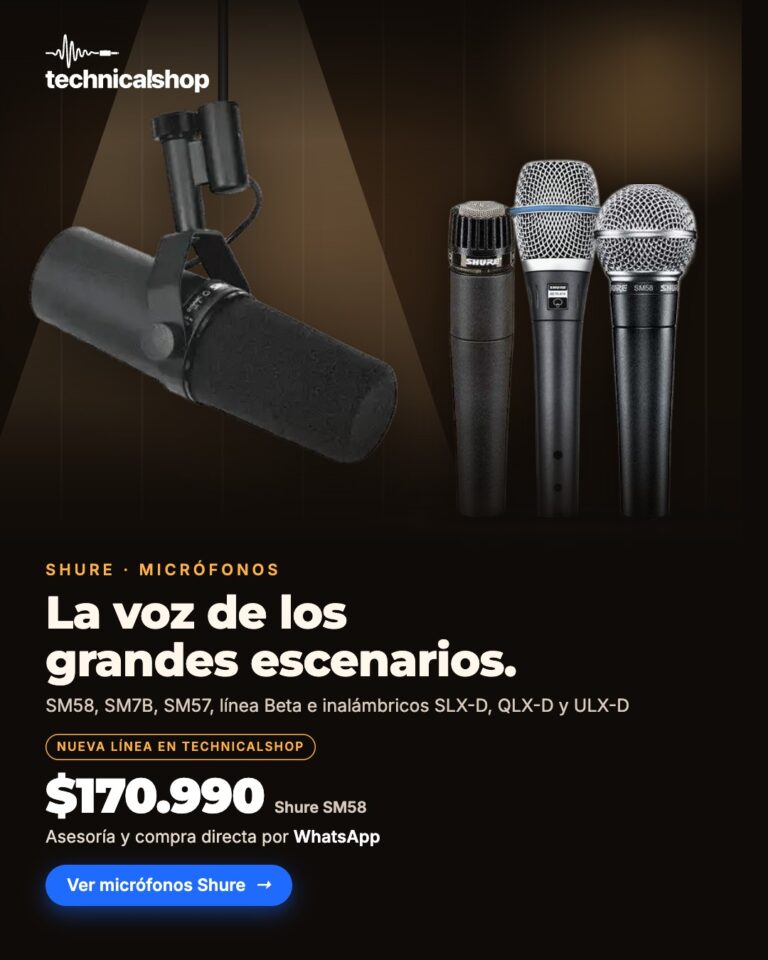 Micrófonos Shure